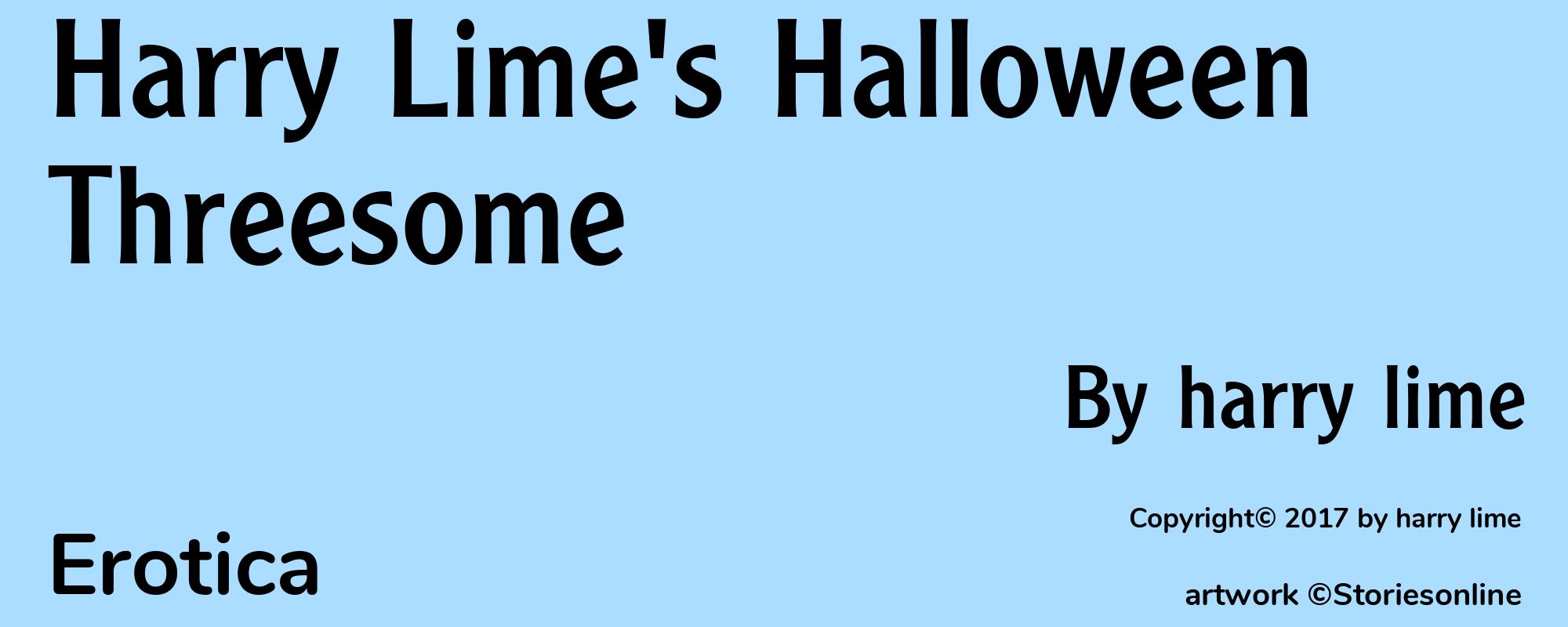Harry Lime's Halloween Threesome - Cover