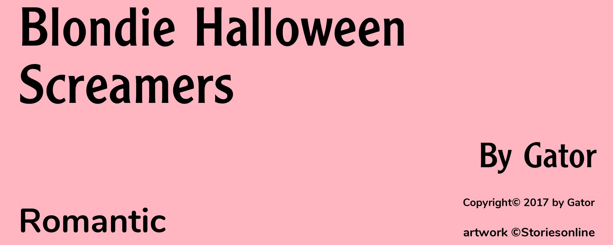 Blondie Halloween Screamers - Cover