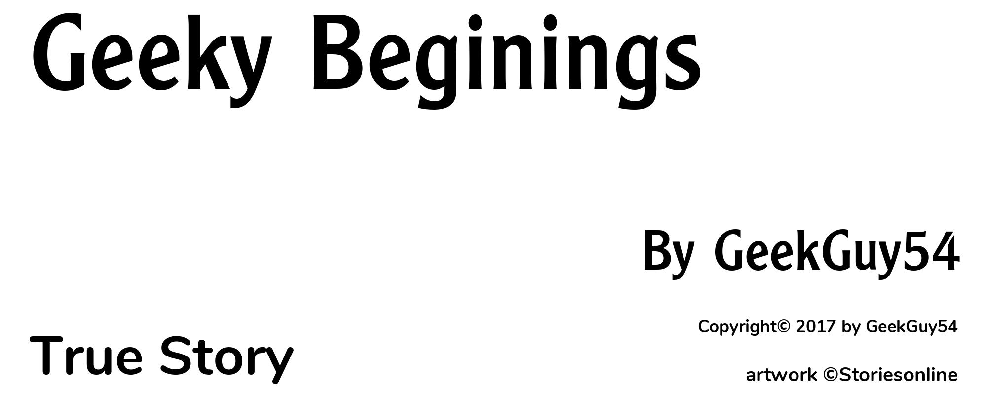 Geeky Beginings - Cover