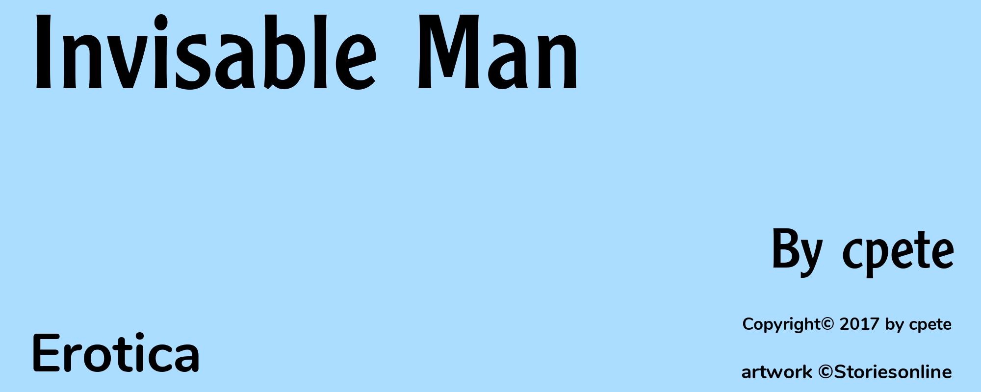 Invisable Man - Cover