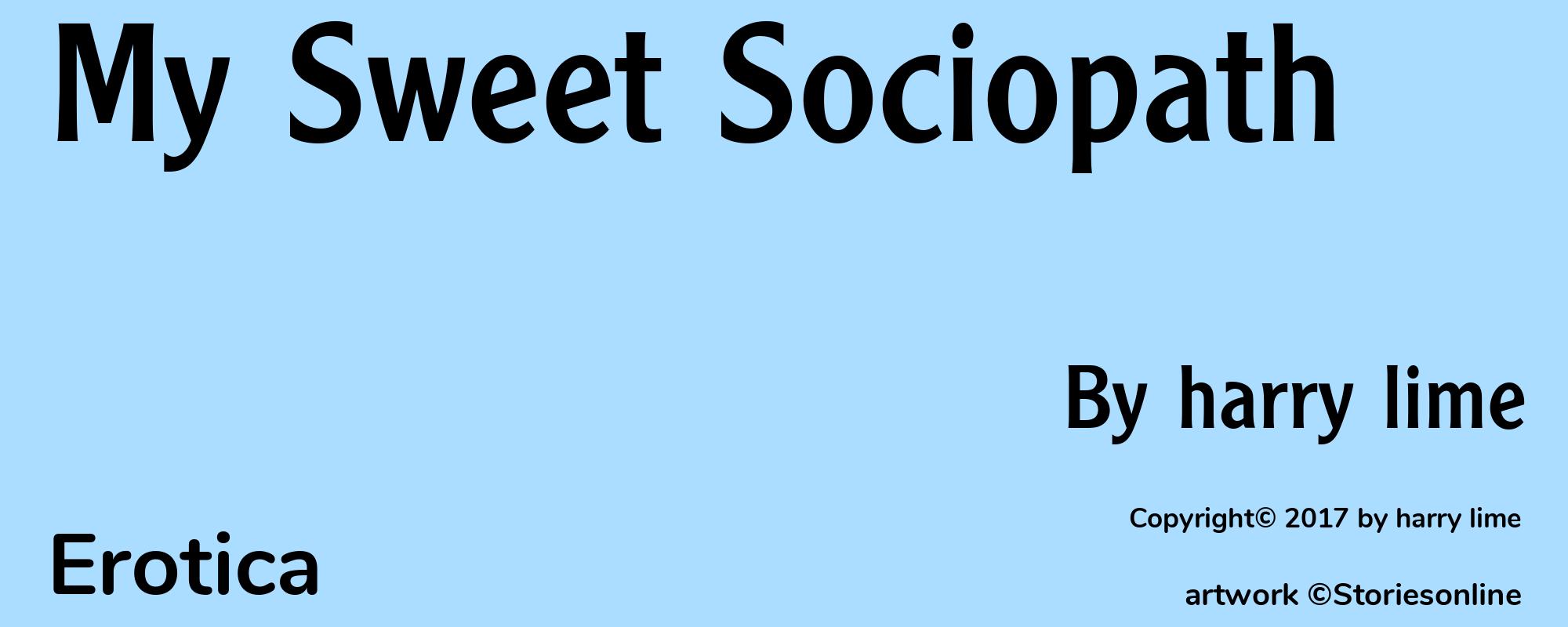 My Sweet Sociopath - Cover