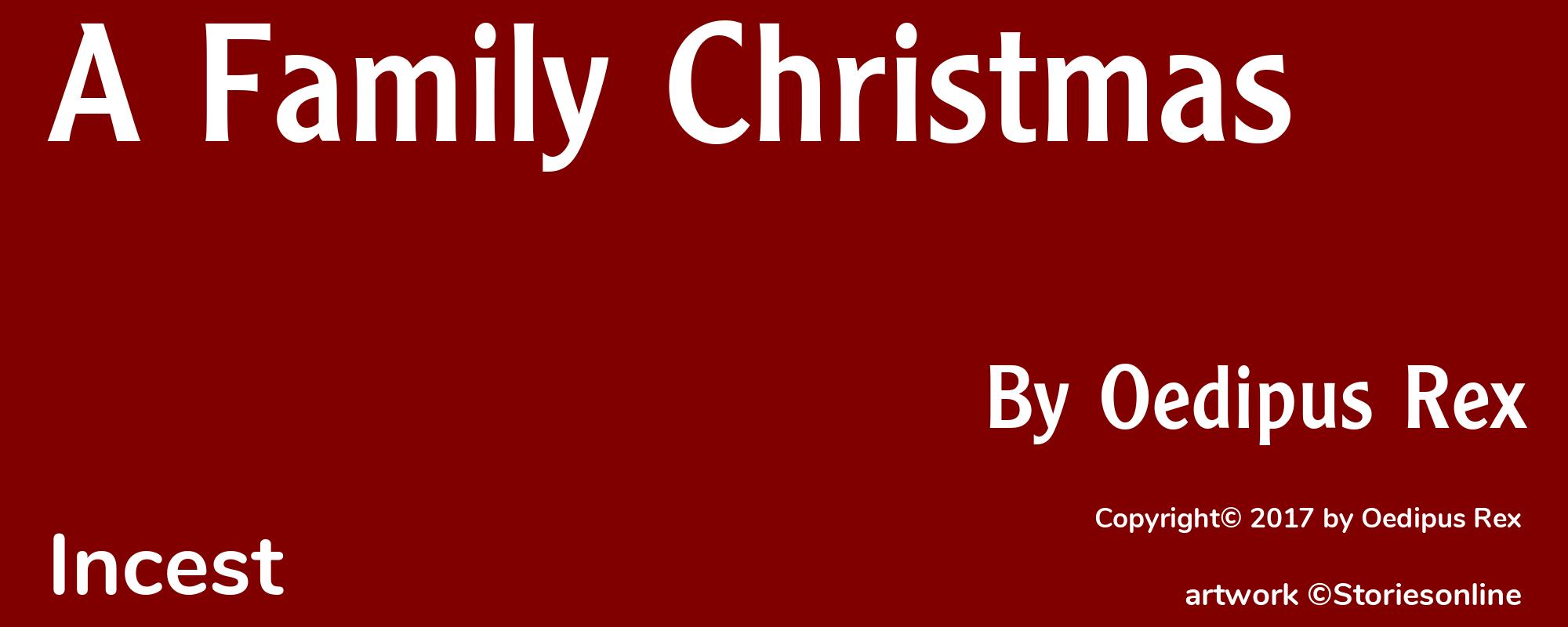 A Family Christmas - Cover