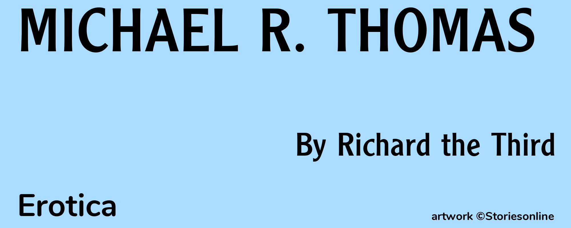 MICHAEL R. THOMAS - Cover