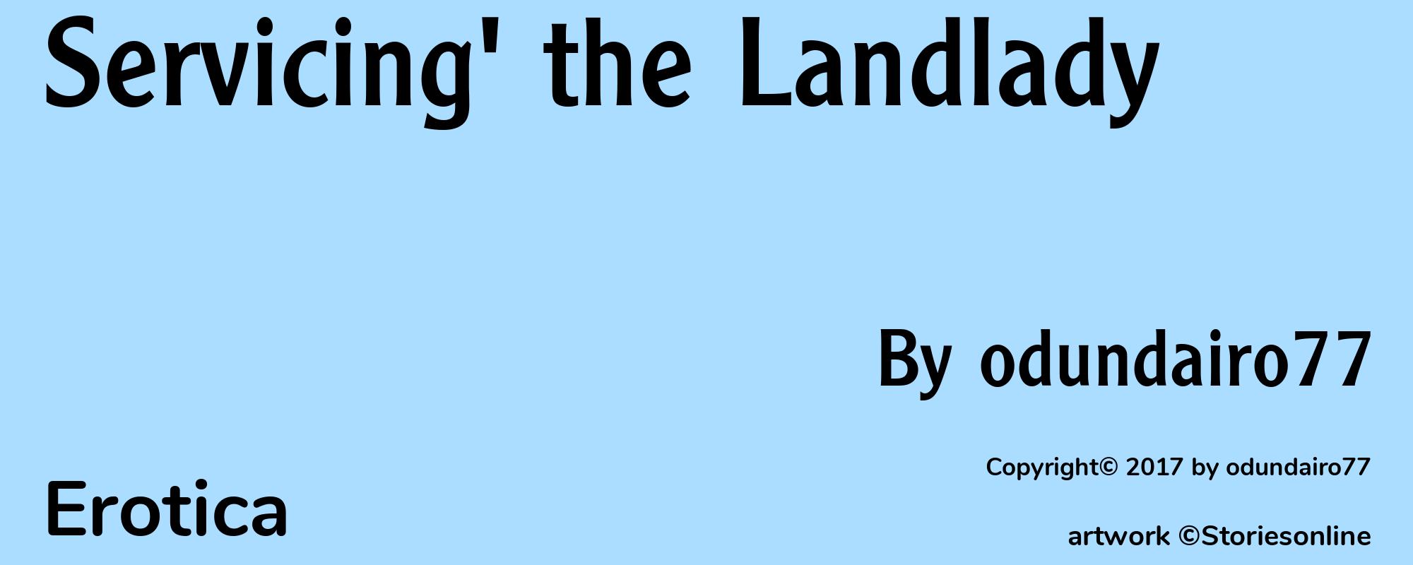 Servicing' the Landlady - Cover