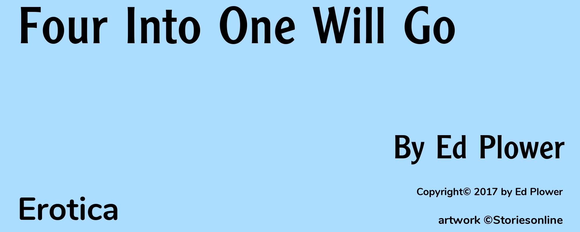 Four Into One Will Go - Cover