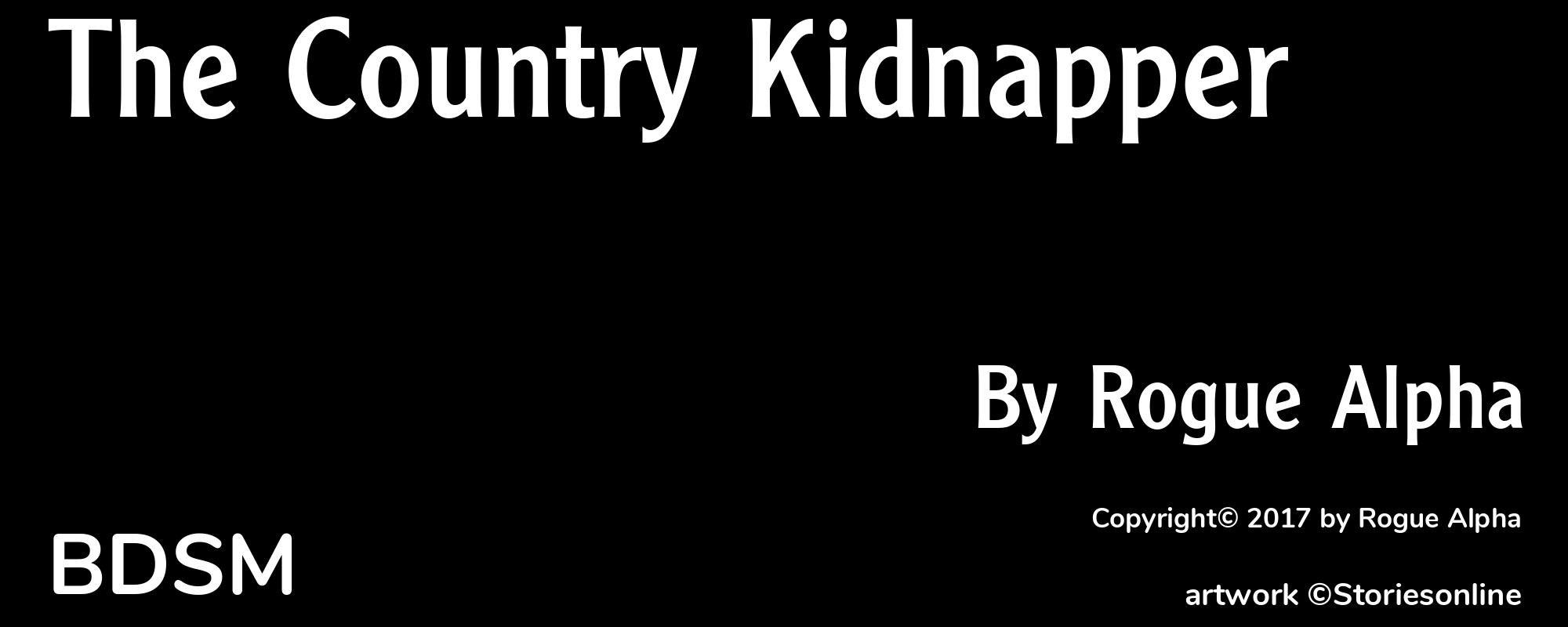 The Country Kidnapper  - Cover