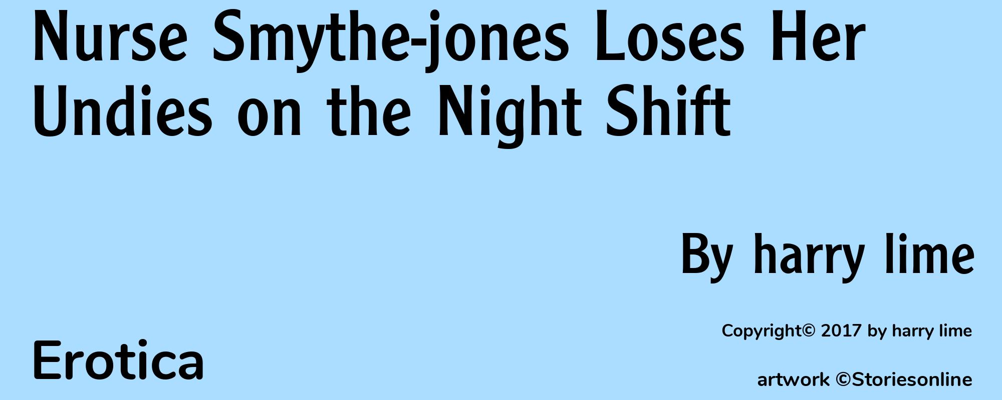 Nurse Smythe-jones Loses Her Undies on the Night Shift - Cover