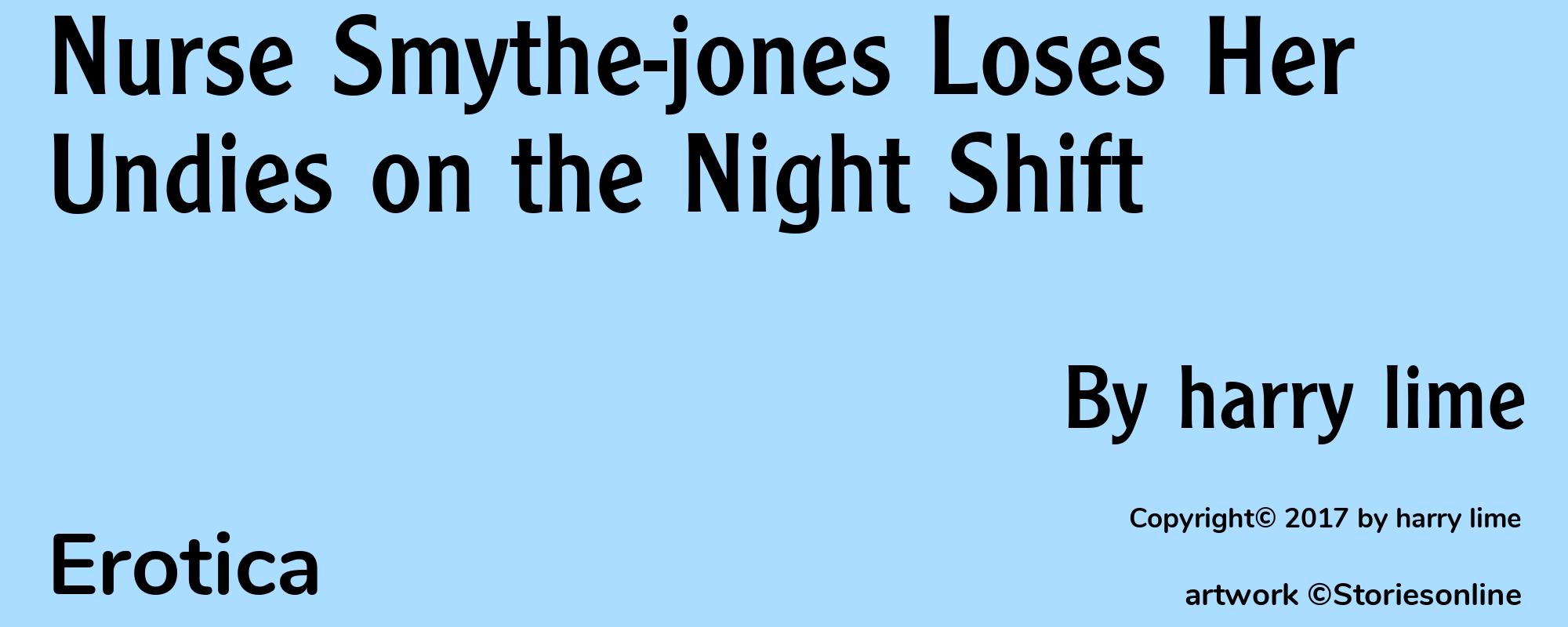 Nurse Smythe-jones Loses Her Undies on the Night Shift - Cover