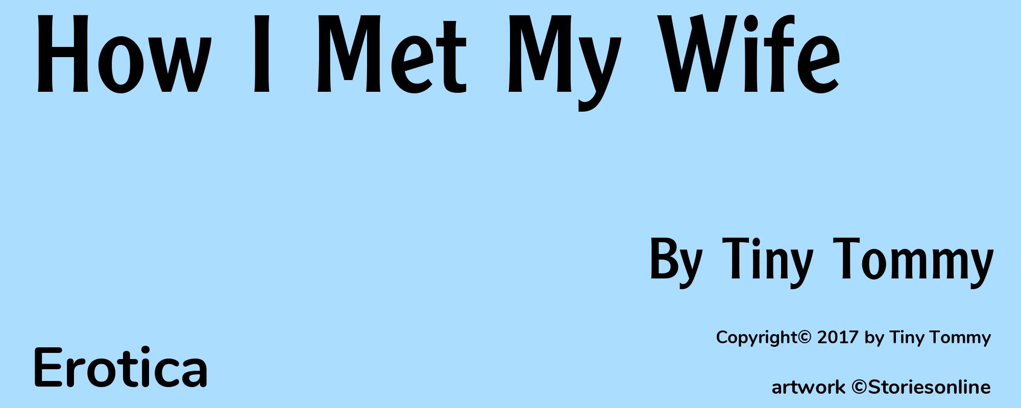 How I Met My Wife - Cover