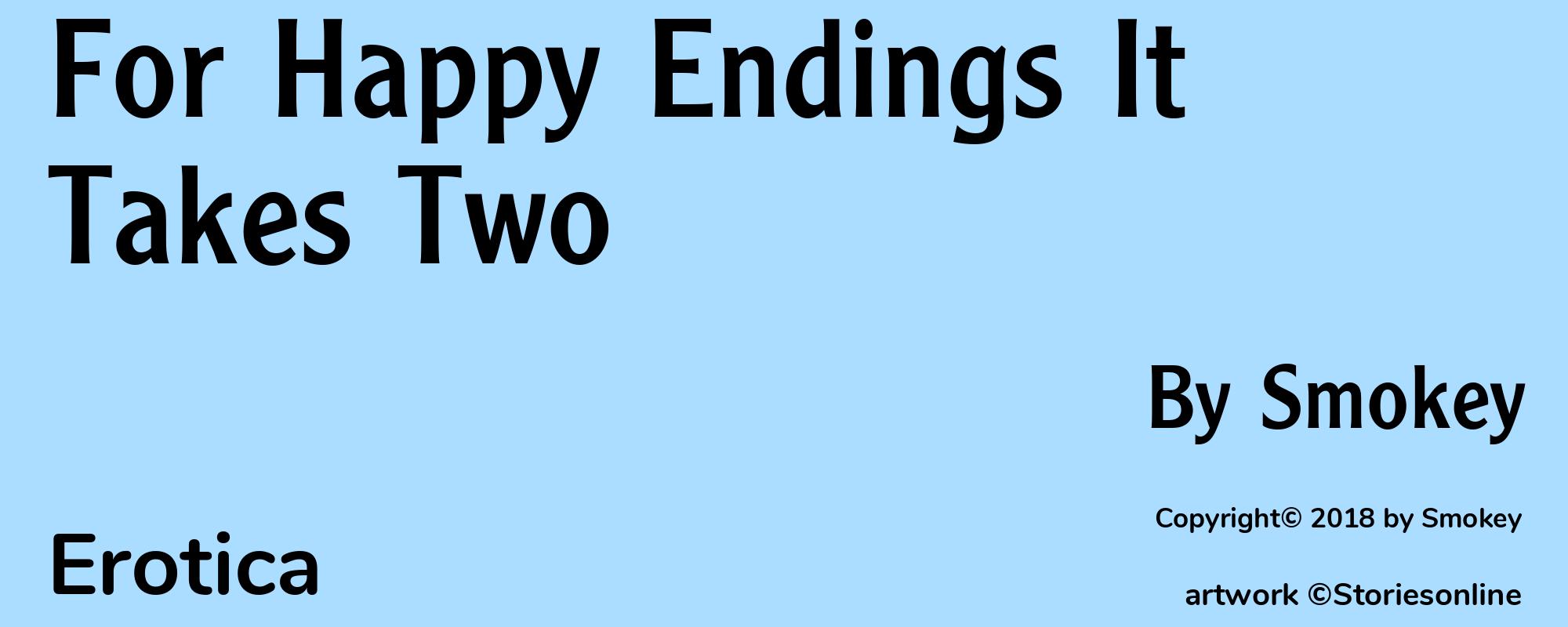 For Happy Endings It Takes Two - Cover