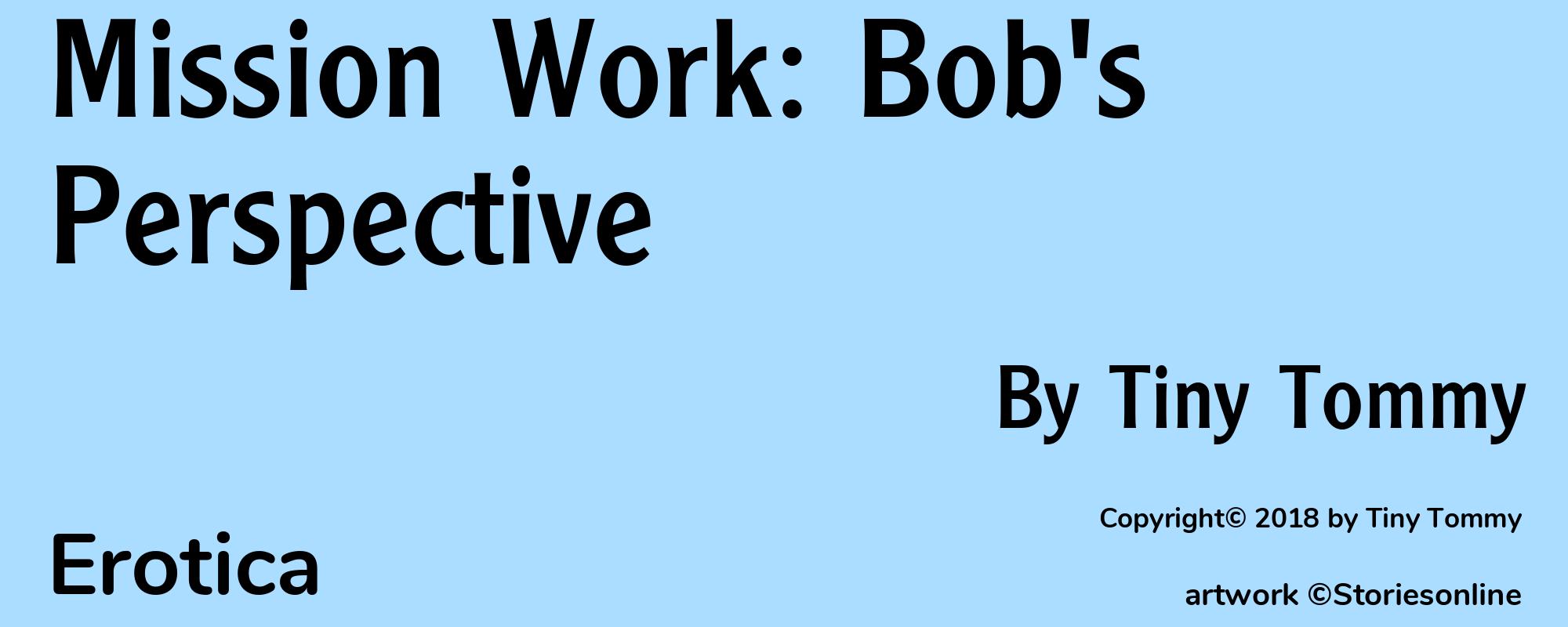 Mission Work: Bob's Perspective - Cover