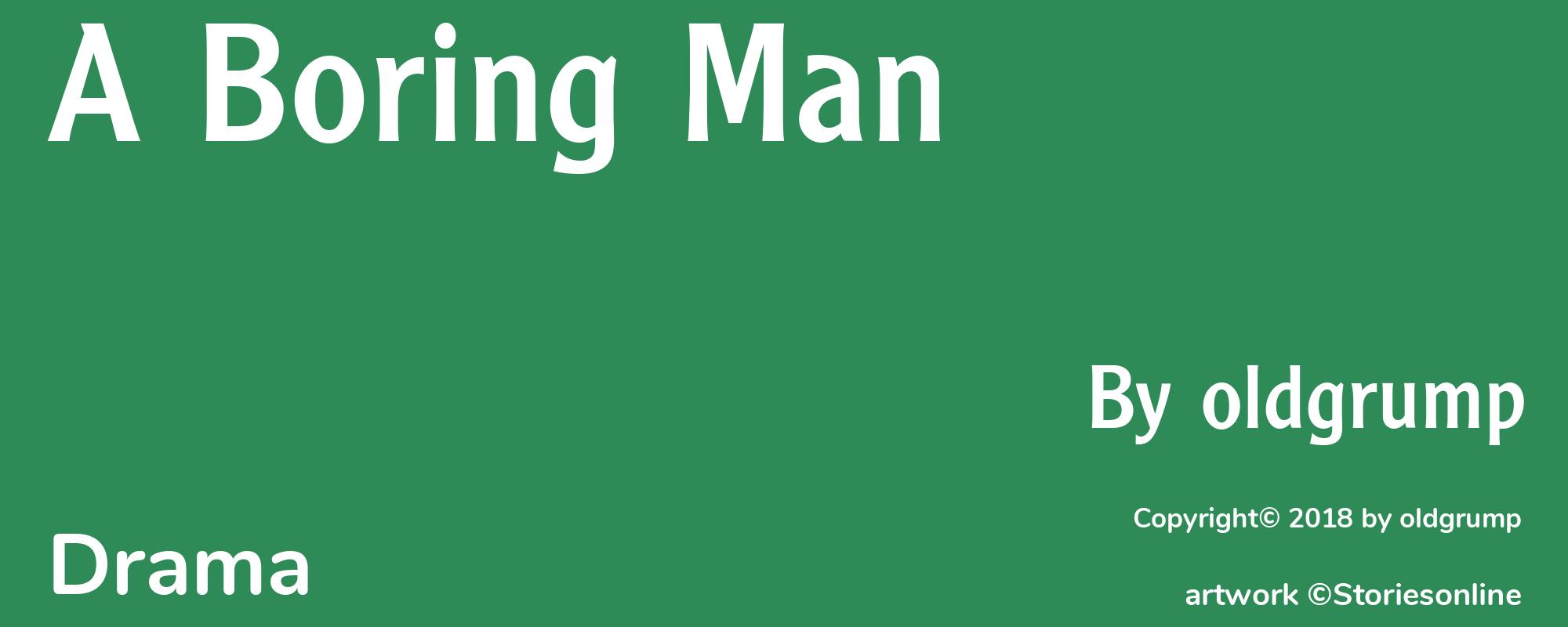 A Boring Man - Cover