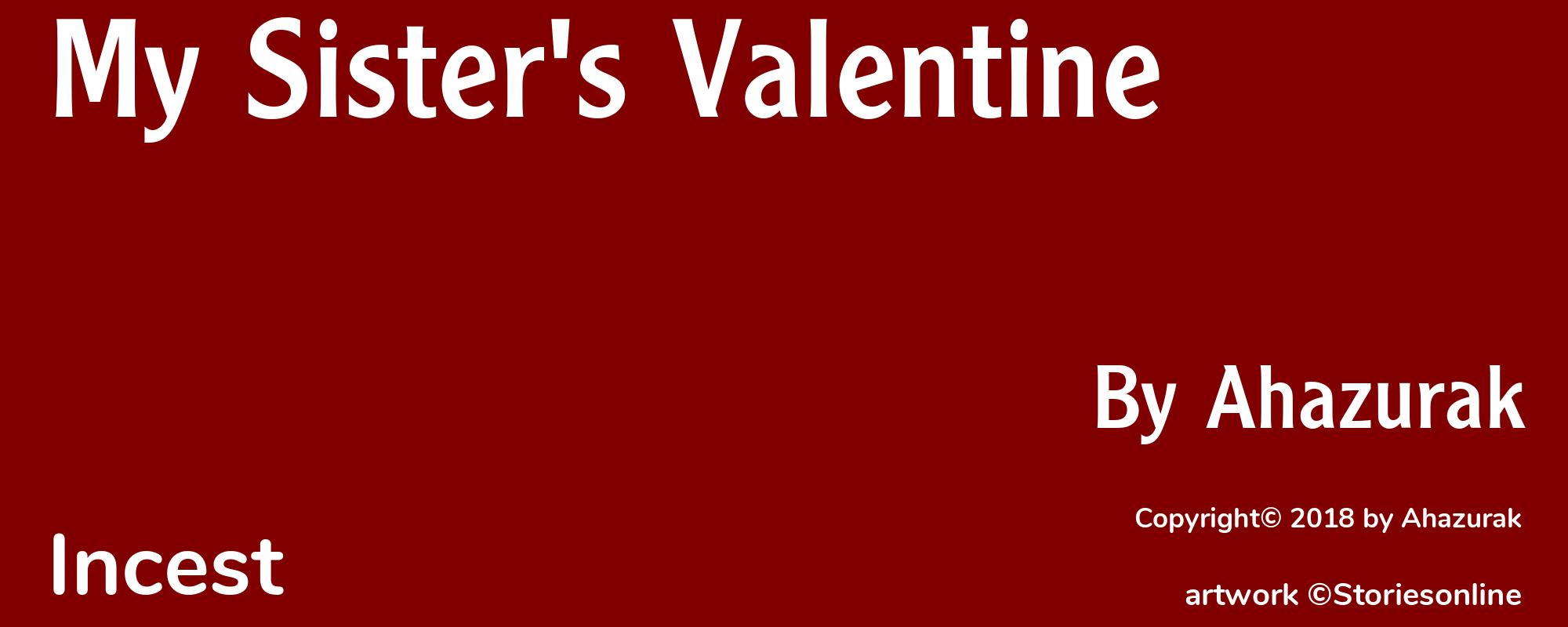 My Sister's Valentine - Cover