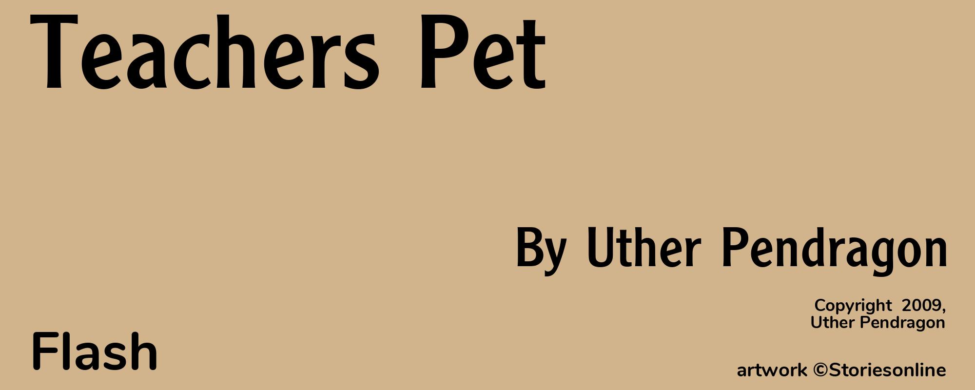 Teachers Pet - Cover