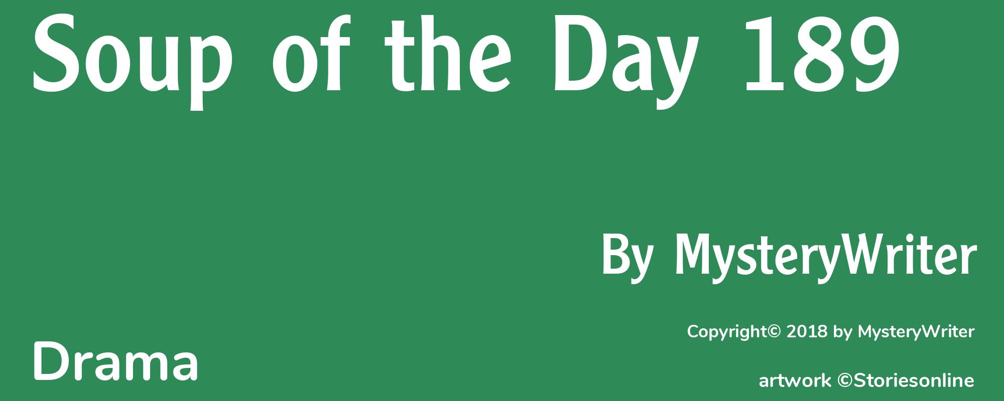 Soup of the Day 189 - Cover