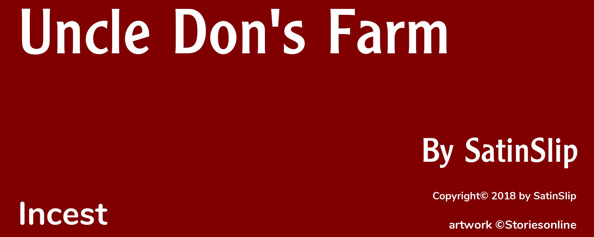 Uncle Don's Farm - Cover