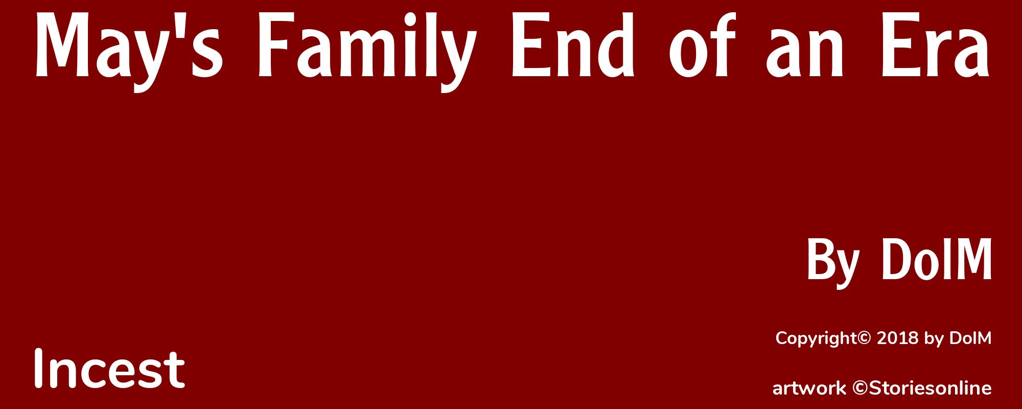 May's Family End of an Era - Cover