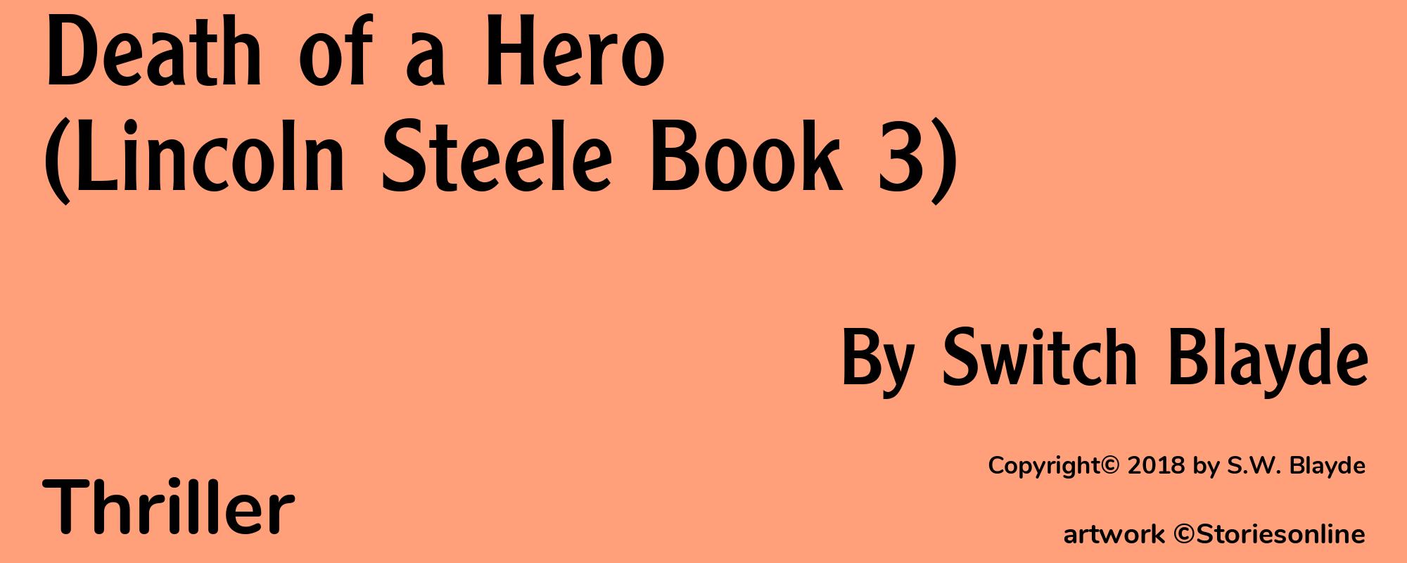 Death of a Hero (Lincoln Steele Book 3) - Cover