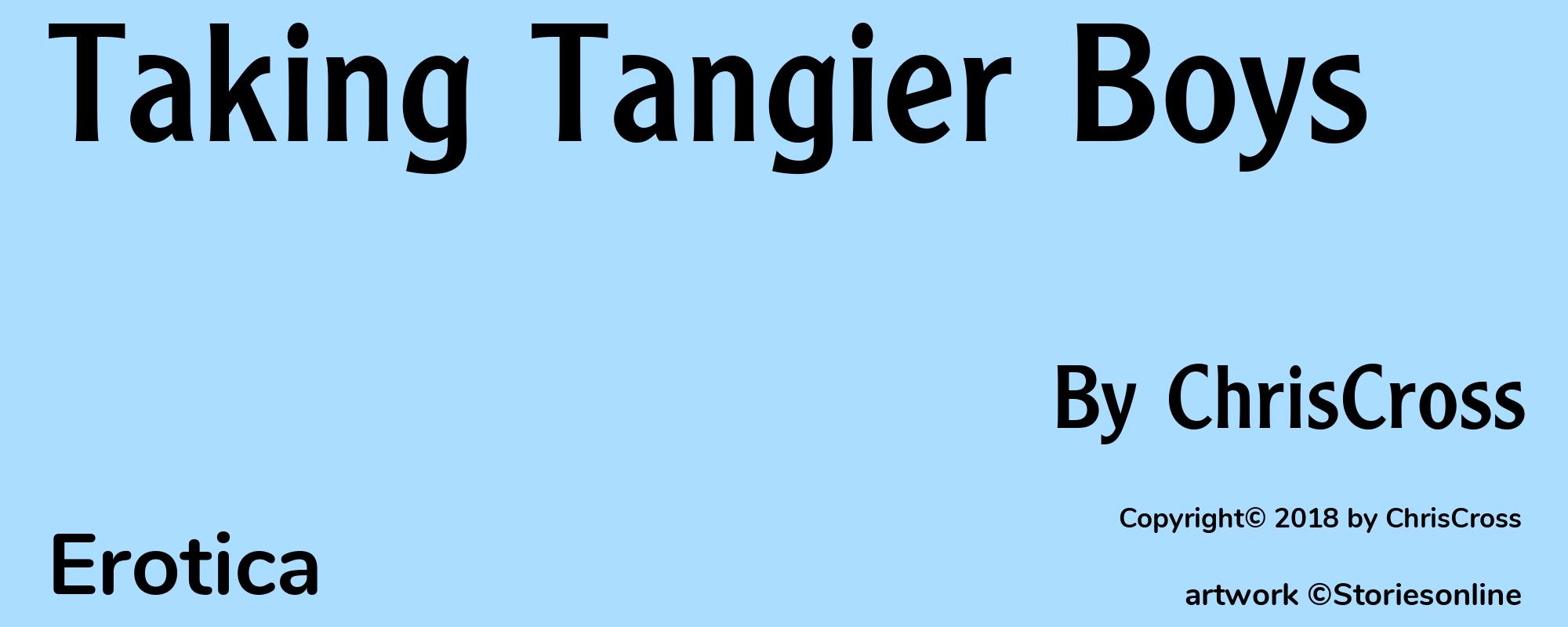 Taking Tangier Boys - Cover