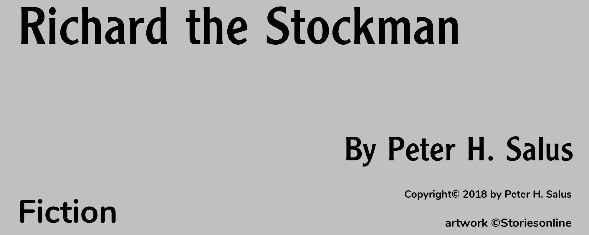 Richard the Stockman - Cover