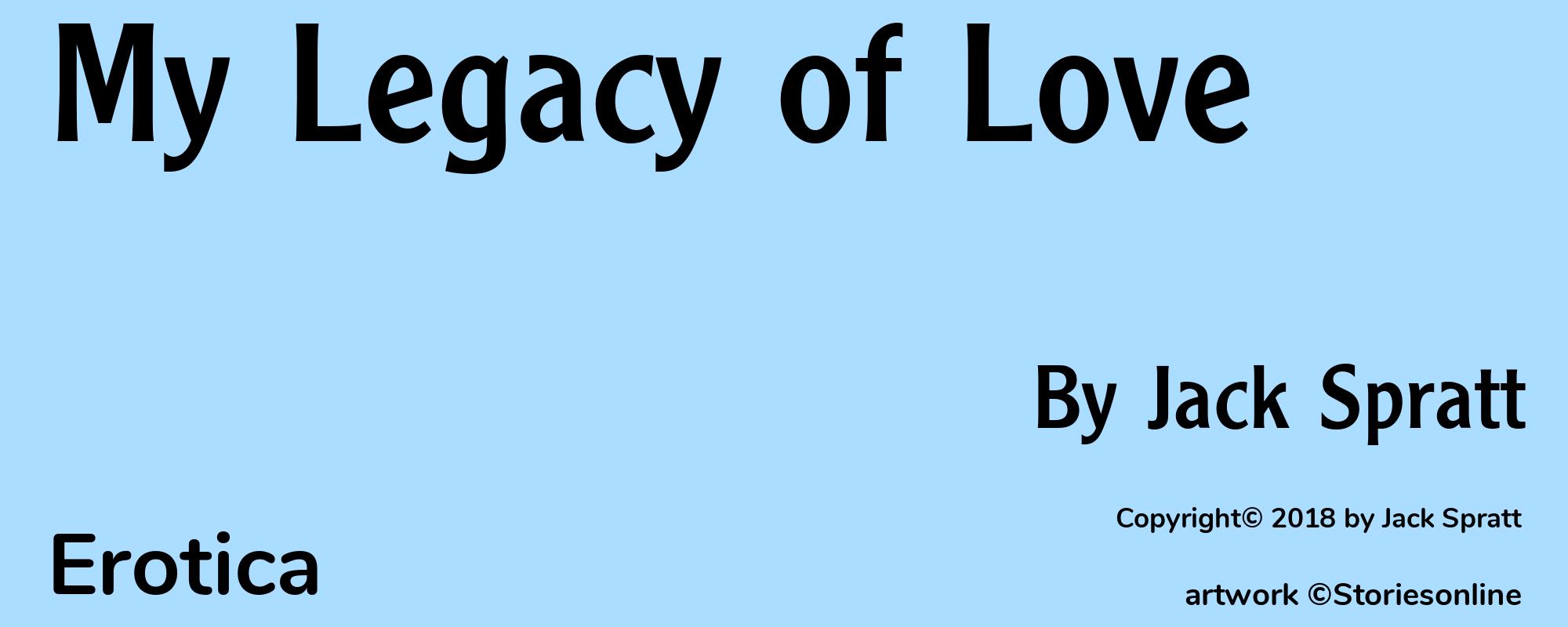 My Legacy of Love - Cover