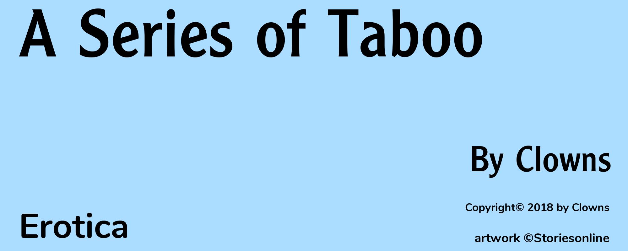A Series of Taboo - Cover