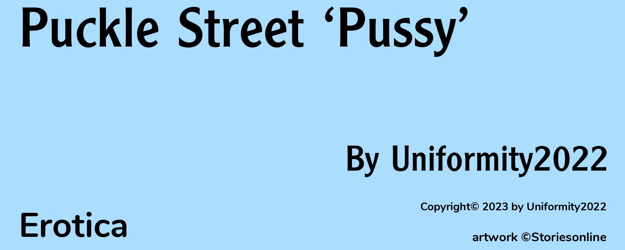 Puckle Street ‘Pussy’ - Cover