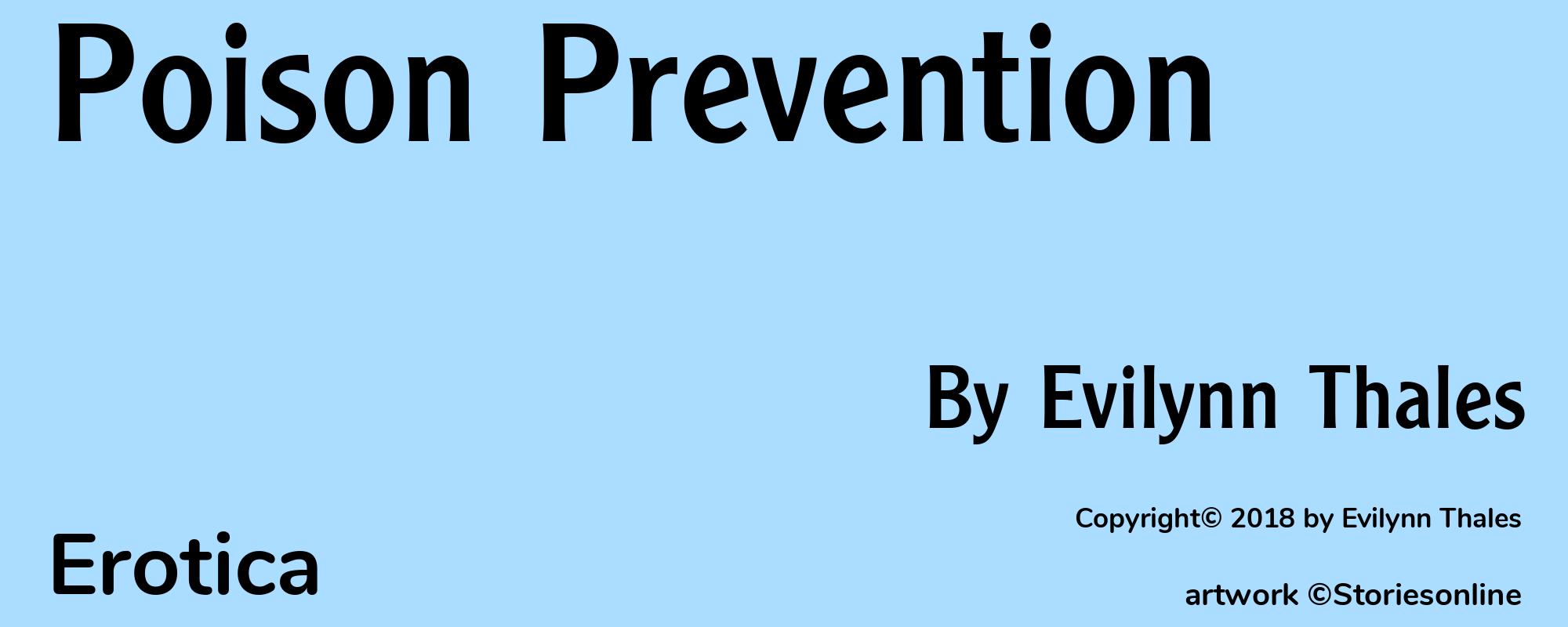 Poison Prevention - Cover