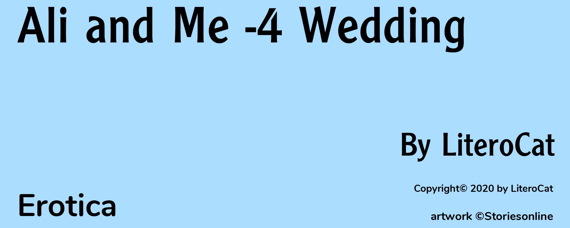 Ali and Me -4 Wedding - Cover