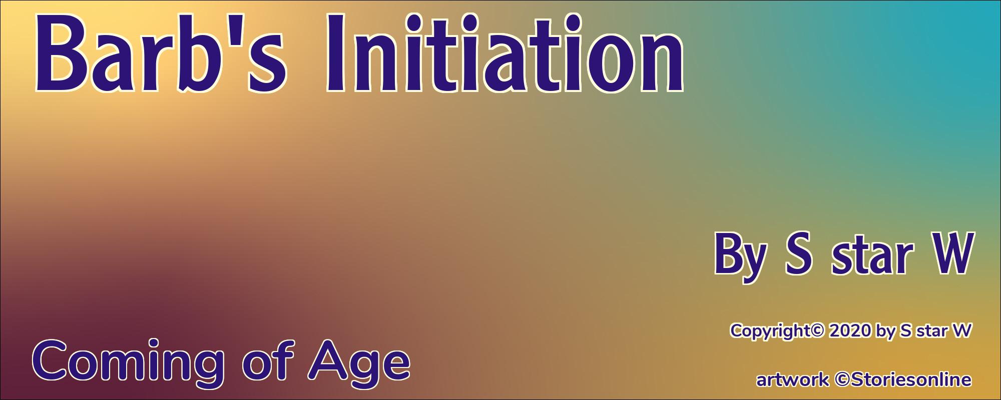 Barb's Initiation - Cover