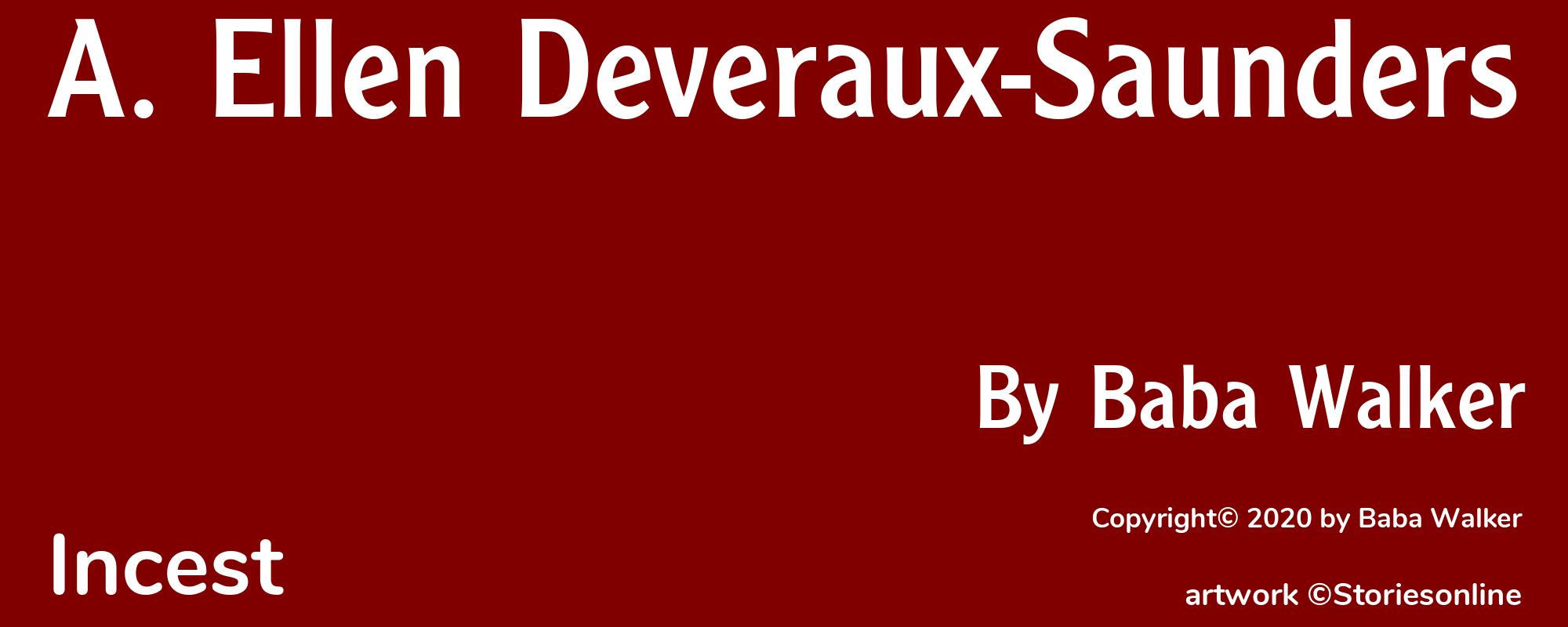 A. Ellen Deveraux-Saunders - Cover