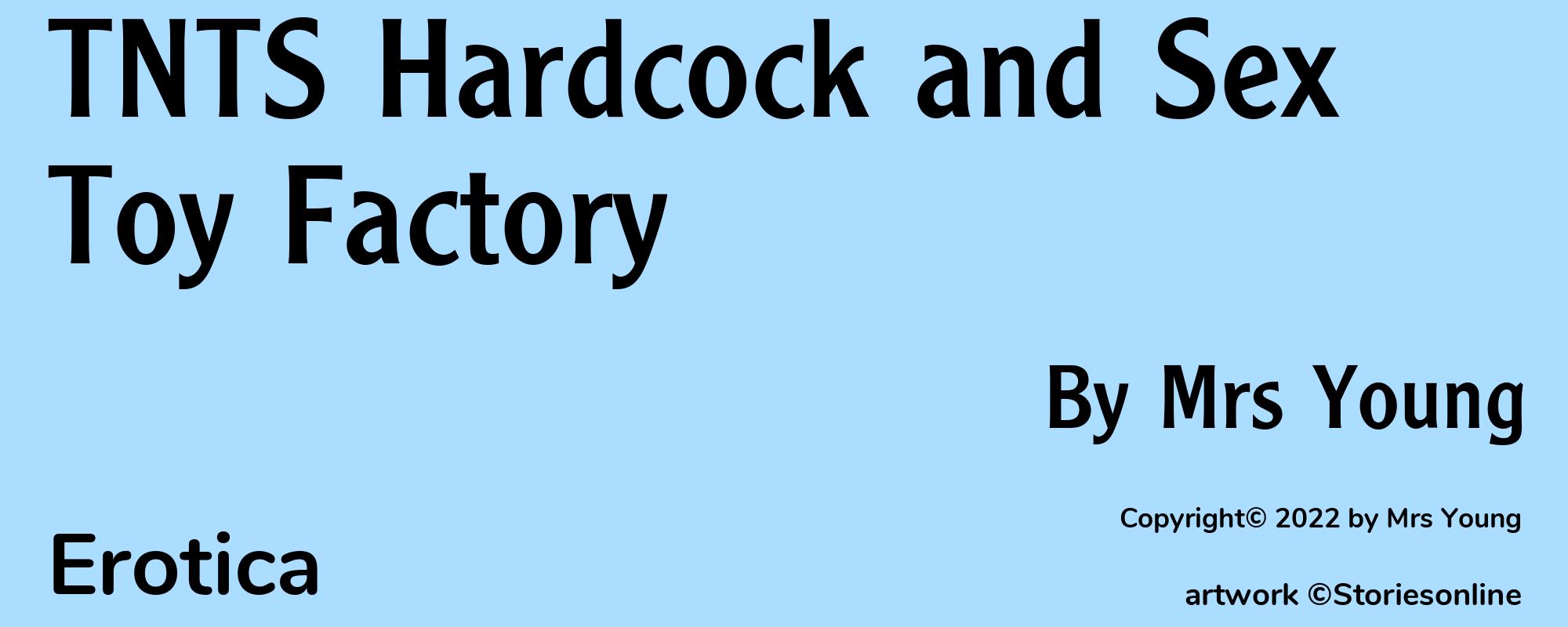 TNTS Hardcock and Sex Toy Factory - Cover