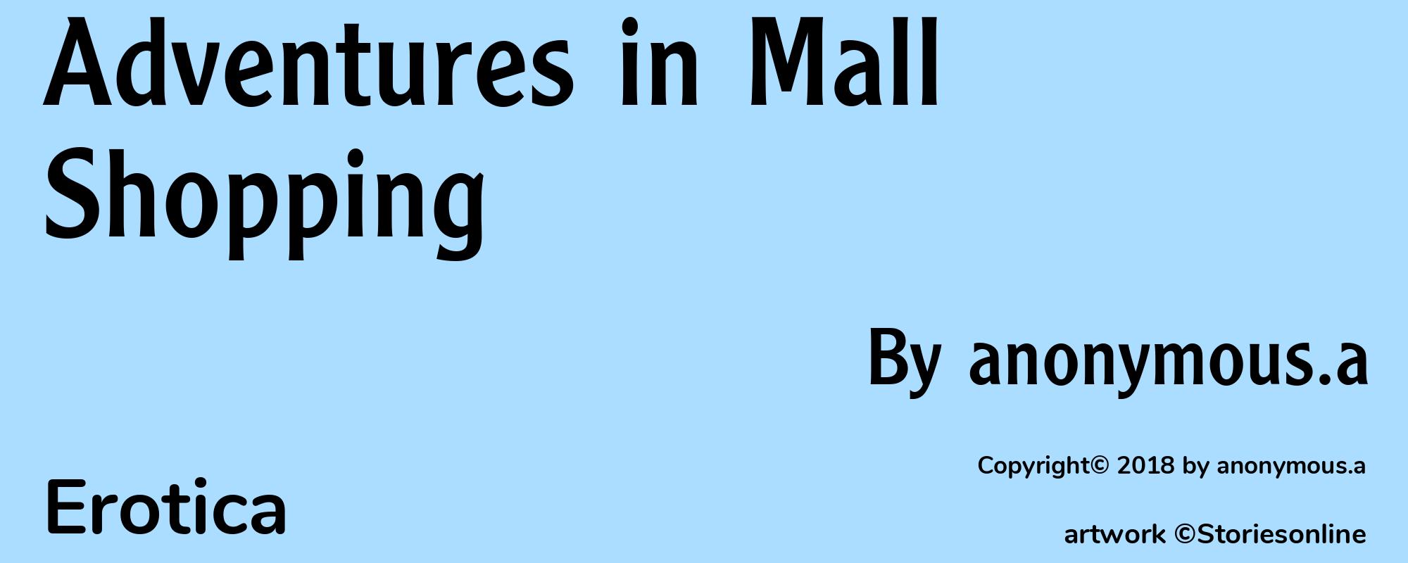 Adventures in Mall Shopping - Cover