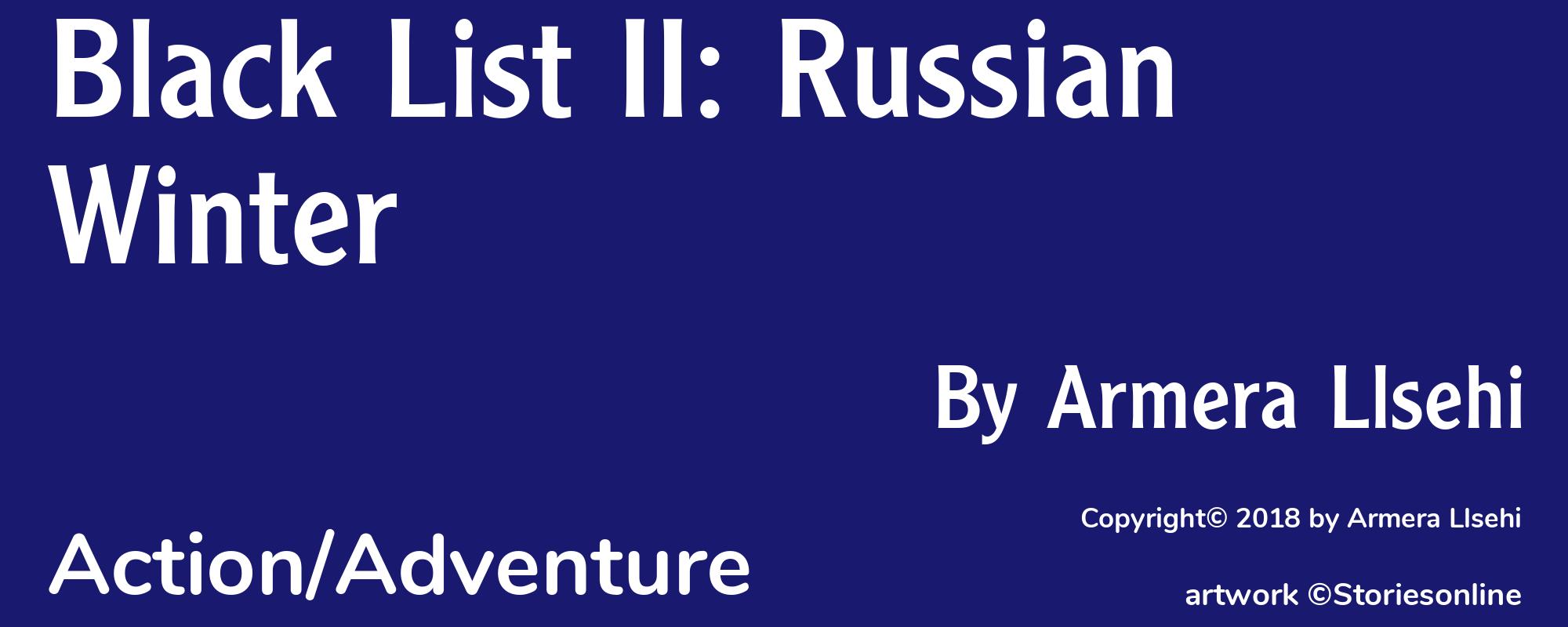 Black List II: Russian Winter - Cover