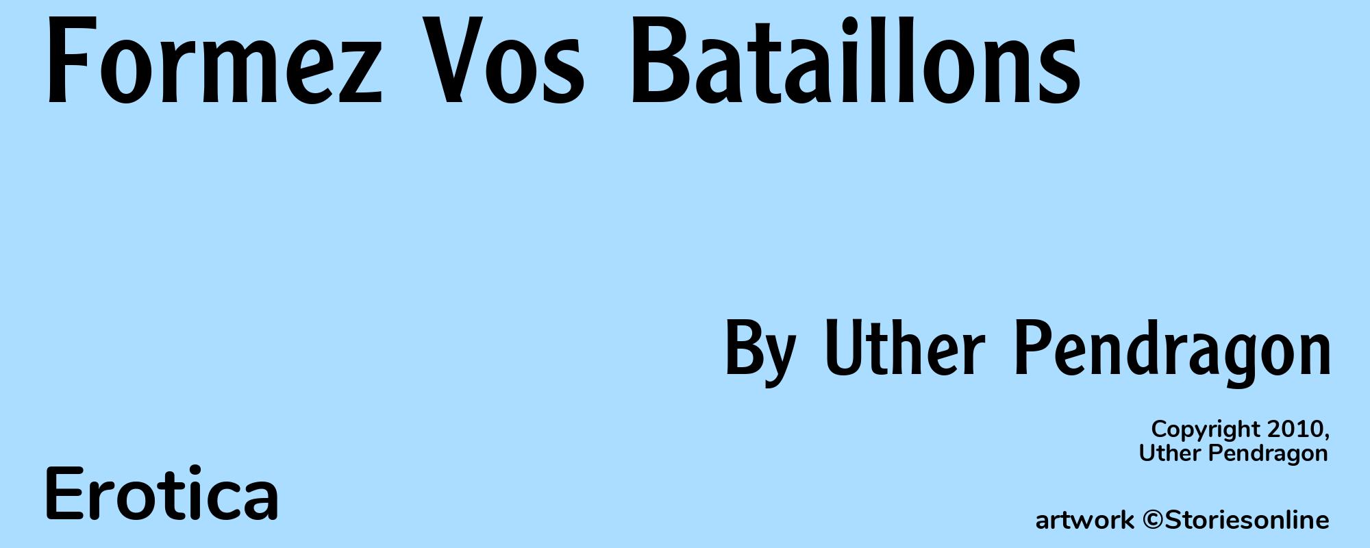 Formez Vos Bataillons - Cover