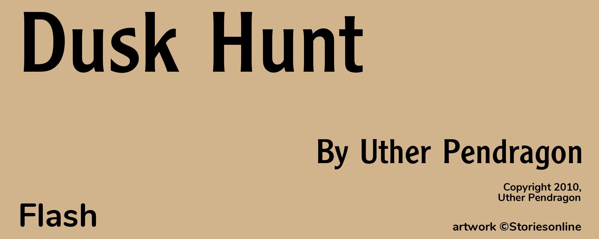 Dusk Hunt - Cover