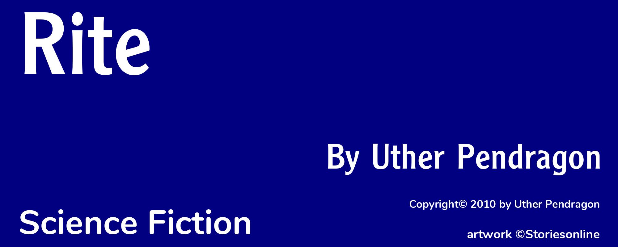 Rite - Cover