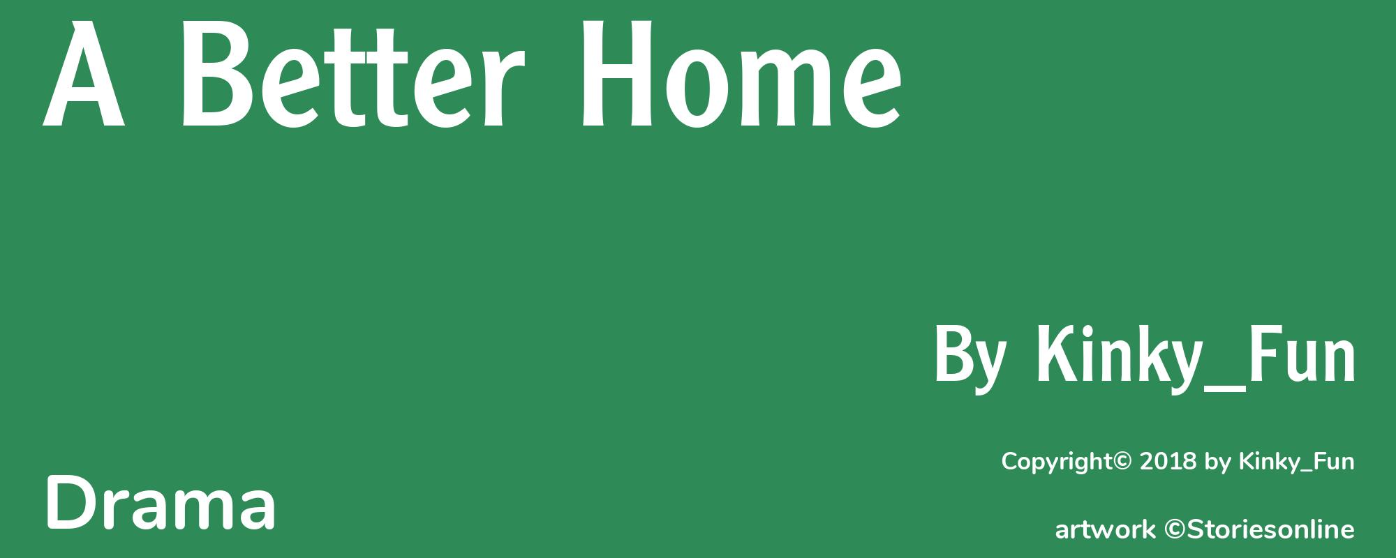 A Better Home - Cover