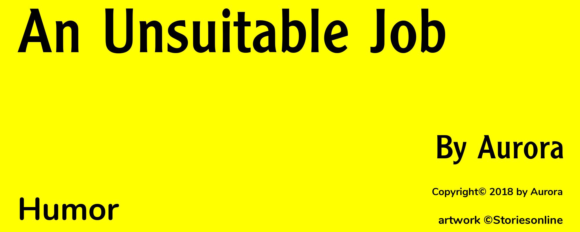 An Unsuitable Job - Cover