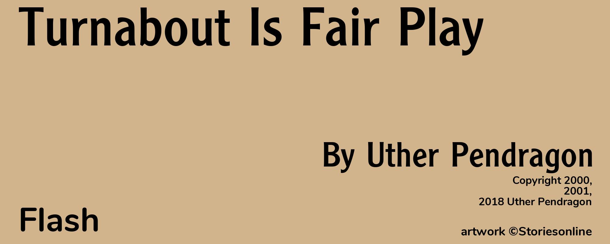 Turnabout Is Fair Play - Cover