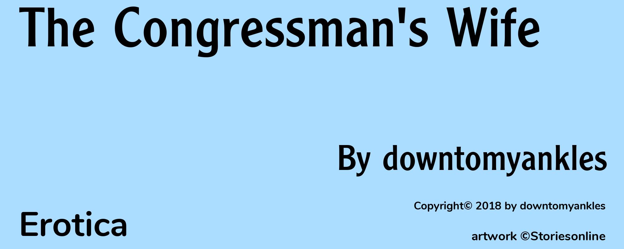 The Congressman's Wife - Cover