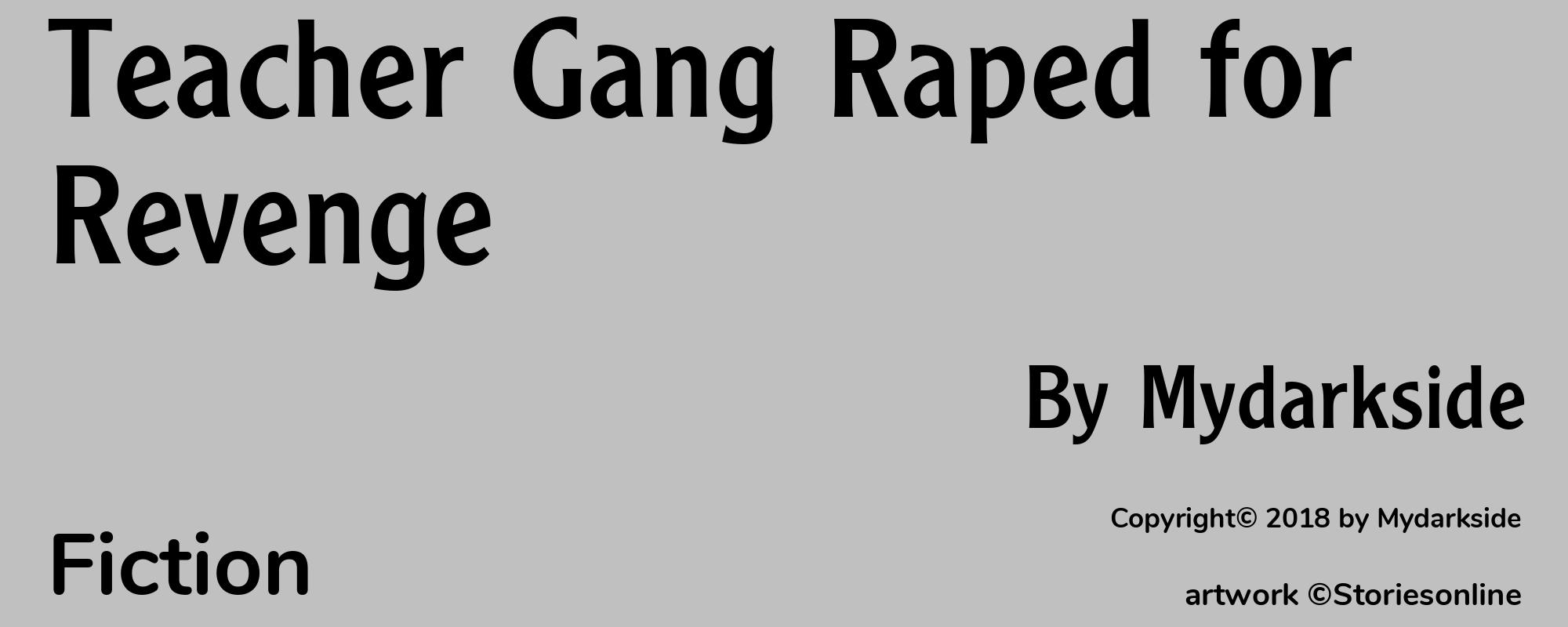 Teacher Gang Raped for Revenge - Cover