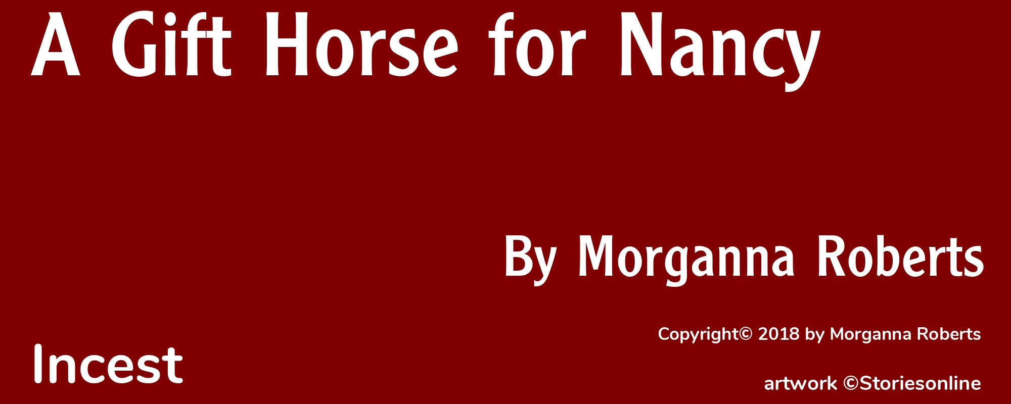 A Gift Horse for Nancy - Cover