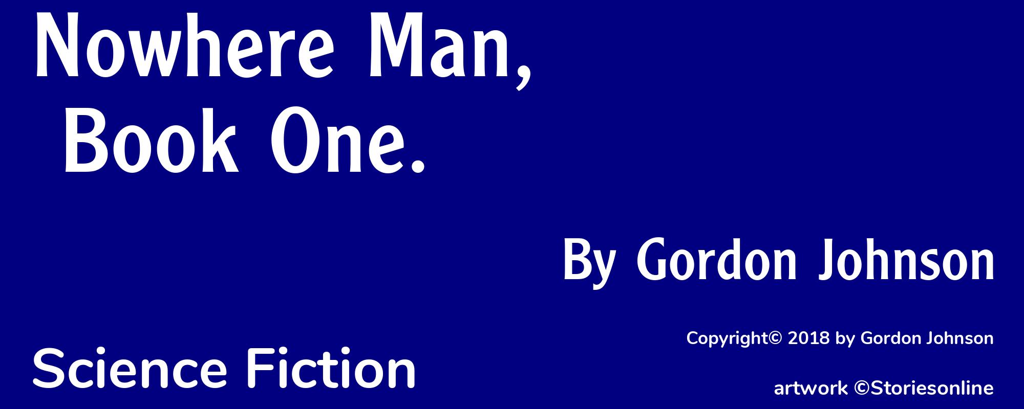 Nowhere Man, Book One. - Cover