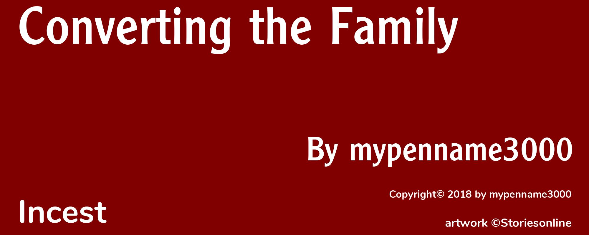 Converting the Family - Cover