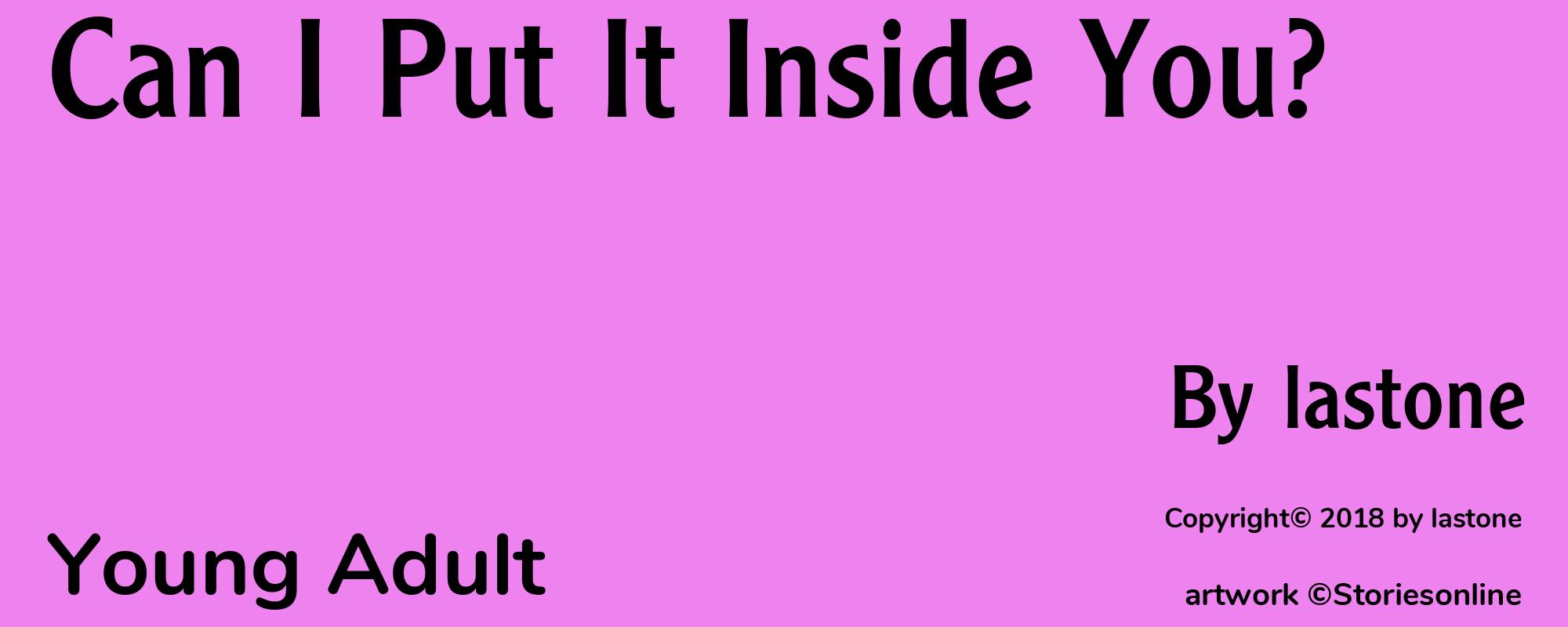 Can I Put It Inside You? - Cover
