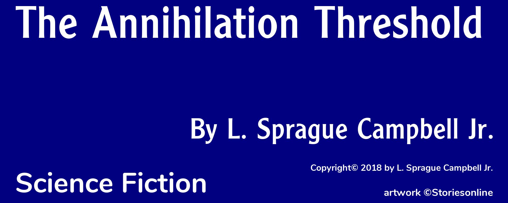 The Annihilation Threshold - Cover