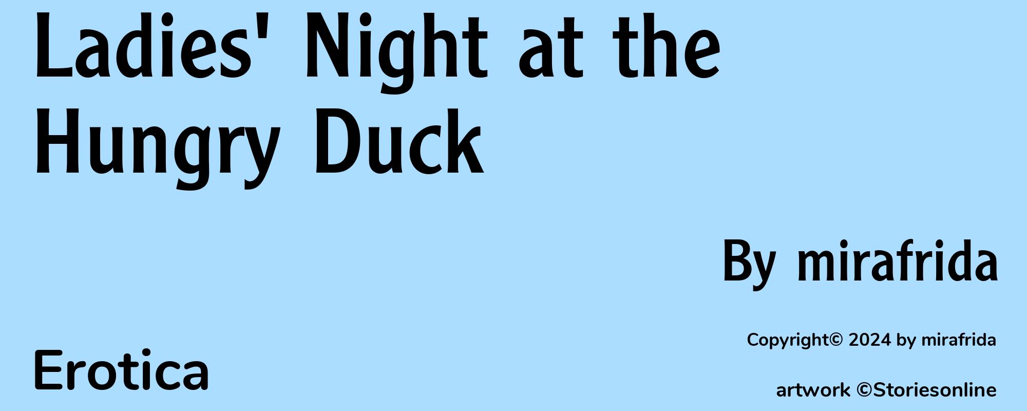 Ladies' Night at the Hungry Duck - Cover