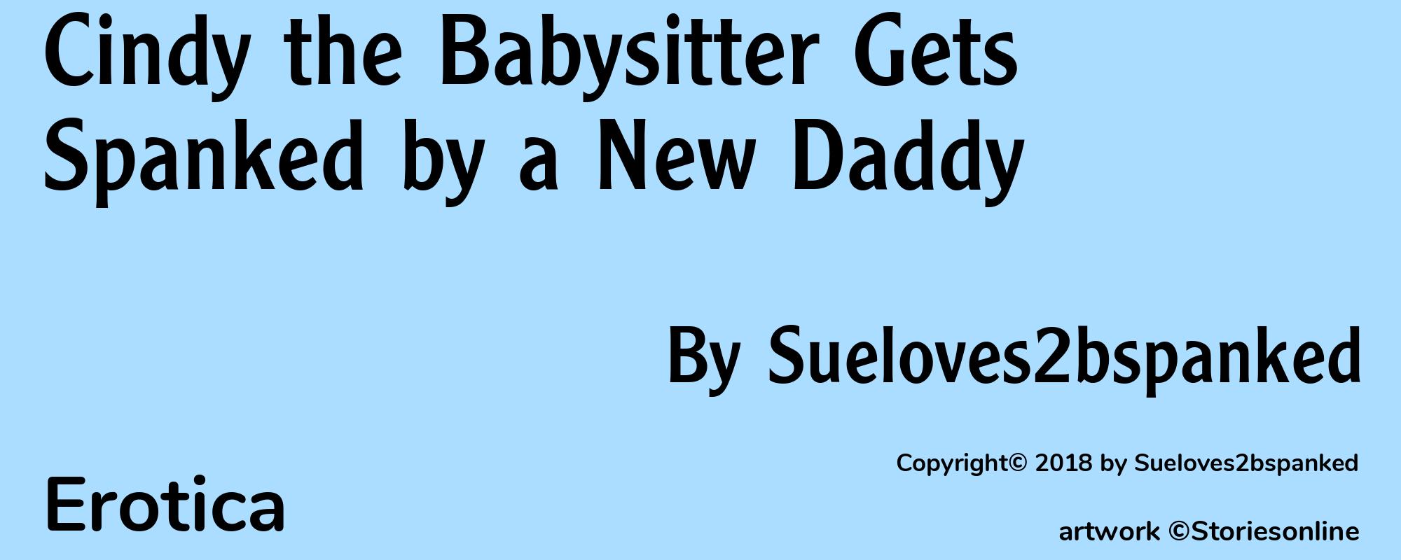 Cindy the Babysitter Gets Spanked by a New Daddy - Cover