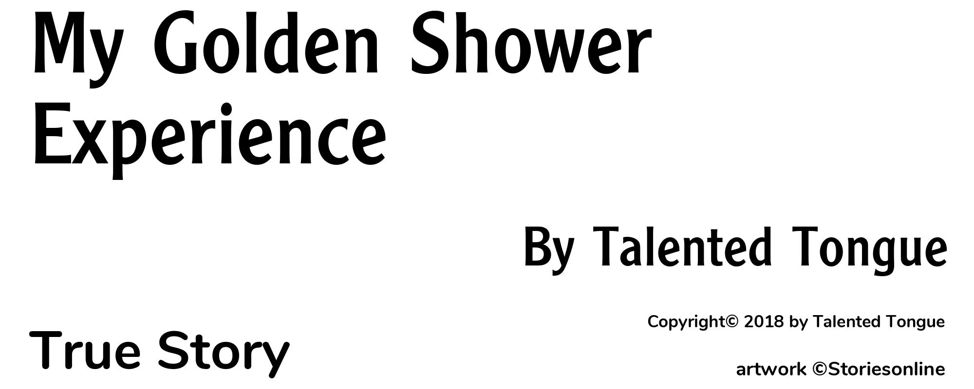 My Golden Shower Experience - Cover